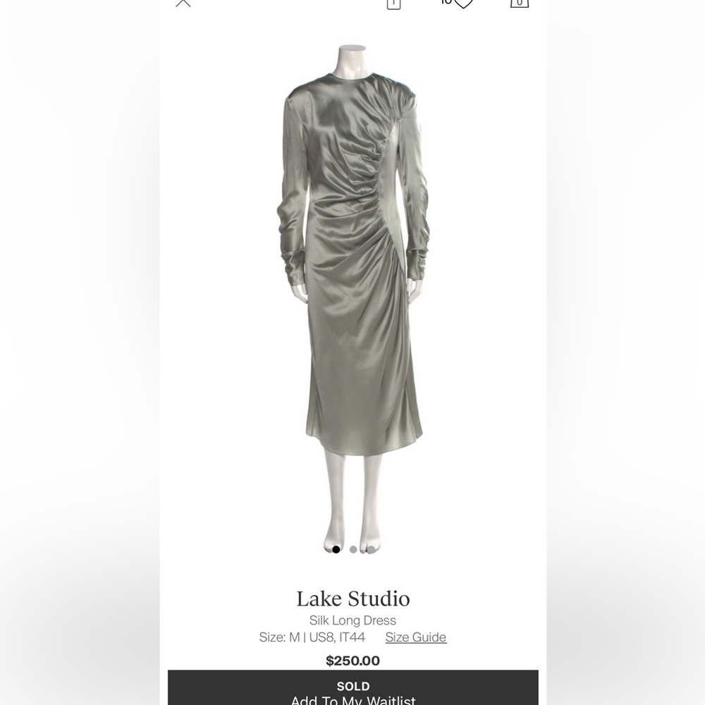 Lake Studio silk dress size IT40